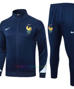 France Navy Blue Training Kit 2024 Full Sleeves Full Zip