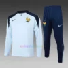 Netherlands Dark Blue Tracksuit 2024 Full Sleeves