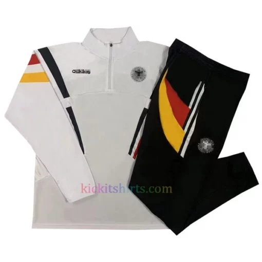 Germany White Tracksuit 2024 RedYellow Sleeves