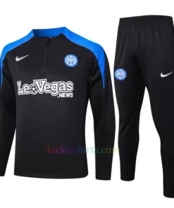 Inter Milan Black Tracksuit 2024/25 Full Sleeves