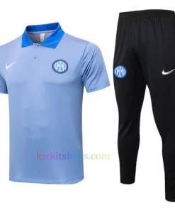 Inter Milan Gray Blue Polo Kit 2024/25