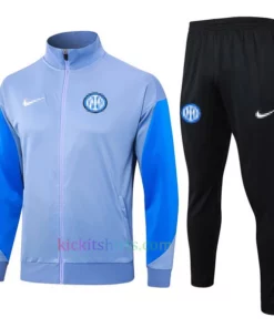 Inter Milan Gray Tracksuit 2024/25 Full Sleeves Full Zip