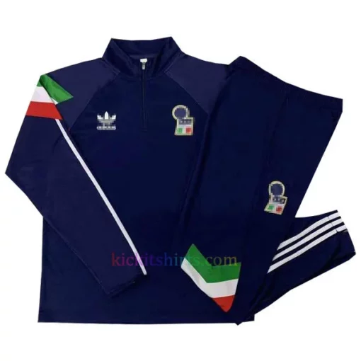 Italy Blue Color Matching Tracksuit 2024 Full Sleeves