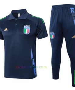 Italy Navy Blue Polo Kit 2024