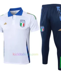 Italy White Polo Kit 2024