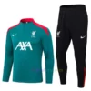 Liverpool Green Tracksuit 202425 Full Sleeves 1