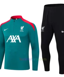 Liverpool Green Tracksuit 2024/25 Full Sleeves
