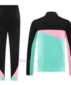 Manchester City Black Green Tracksuit 2024/25 Full Sleeves Full Zip