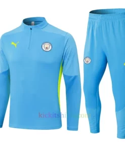 Manchester City Blue Tracksuit 2024/25 Full Sleeves
