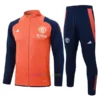 Manchester United Royal Blue Tracksuit 2024/25 Full Sleeves Full Zip