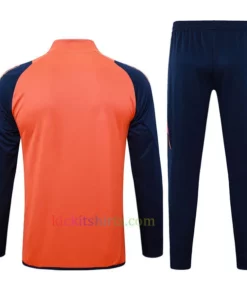 Manchester United Orange Tracksuit 2024/25 Full Sleeves Full Zip