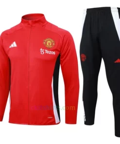 Manchester United Red Tracksuit 2024/25 Full Sleeves Full Zip