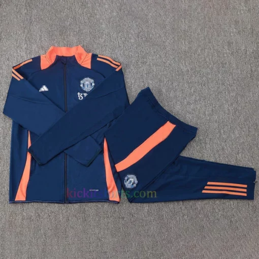 Manchester United Royal Blue Tracksuit 202425 Full Sleeves Full Zip 2