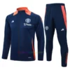 Manchester United Royal Blue Tracksuit 202425 Full Sleeves Full Zip 1