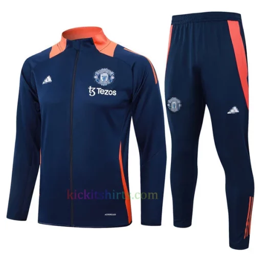 Manchester United Royal Blue Tracksuit 202425 Full Sleeves Full Zip 1