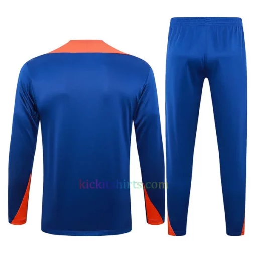 Netherlands Bright Blue Tracksuit 2024 Full Sleeves 3