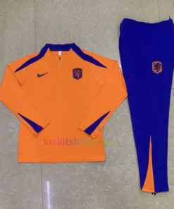 Netherlands Orange Tracksuit 2024 Full Sleeves