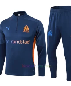 Olympique Marseille Navy Blue Tracksuit 2024/25 Full Sleeves