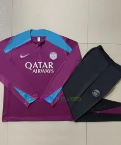 PSG Bordeaux Red Tracksuit 2024/25 Full Sleeves