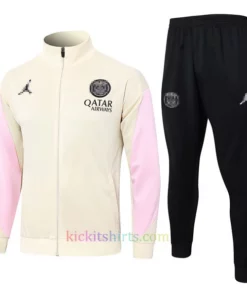 PSG Jordan Apricot Tracksuit 2024/25 Full Sleeves Full Zip