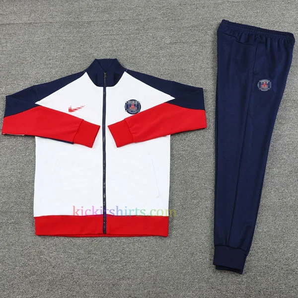 Buy PSG White Tracksuit 2024/25 Full Sleeves Full Zip- Cheap