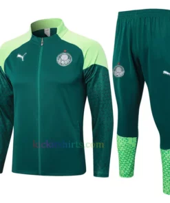 Palmeiras Dark Green Tracksuit 2024/25 Full Sleeves Full Zip