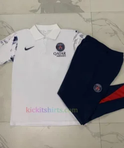 Paris Saint-Germain White Ink Painting Polo Kit 2024/25