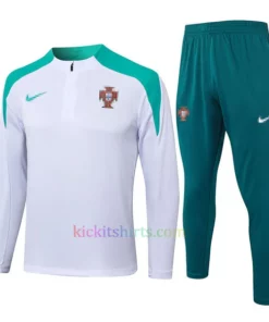 Portugal White Tracksuit 2024 Full Sleeves