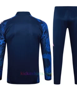 Real Madrid Dark Blue Dragon Tracksuit 2024/25 Full Sleeves Full Zip