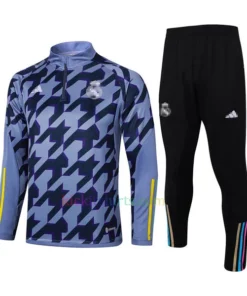 Real Madrid Gray Ink Pinted Tracksuit 2024/25 Full Sleeves