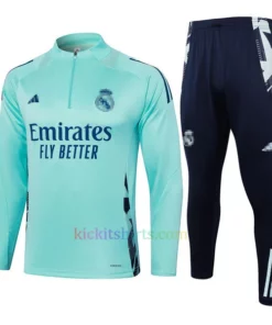 Real Madrid Light Green Tracksuit 2024/25 Full Sleeves