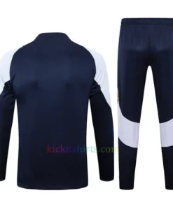 Real Madrid Navy Blue/Light Blue Tracksuit 2024/25 Full Sleeves