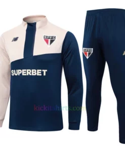 Sao Paulo Navy Blue Tracksuit 2024/25 Full Sleeves