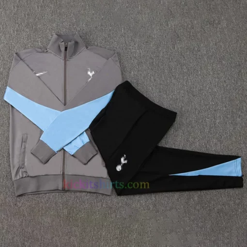 Tottenham Hotspur Deep Gray Tracksuit 202425 Full Sleeves Full Zip 3