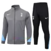 Tottenham Hotspur Deep Gray Tracksuit 202425 Full Sleeves Full Zip (1)