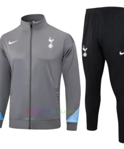 Tottenham Hotspur Deep Gray Tracksuit 2024/25 Full Sleeves Full Zip