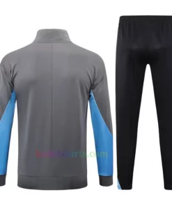 Tottenham Hotspur Deep Gray Tracksuit 2024/25 Full Sleeves Full Zip
