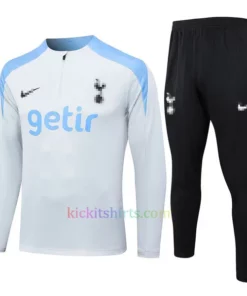 Tottenham Hotspur Light Gray Tracksuit 2024/25 Full Sleeves