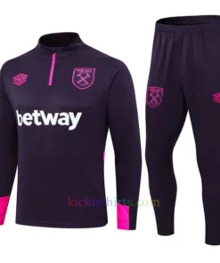 West Ham United Purple Tracksuit 2024/25 Full Sleeves