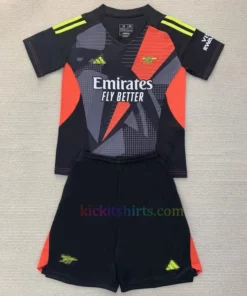 Arsenal Goalkeeper Kit Kids 2024/25 Black
