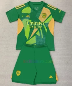 Arsenal Goalkeeper Kit Kids 2024/25 Dark Green
