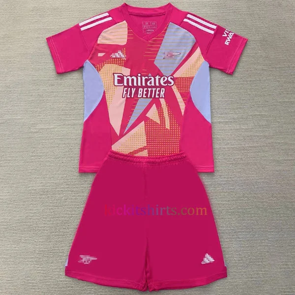 Arsenal Goalkeeper Kit Kids 2024/25 Red