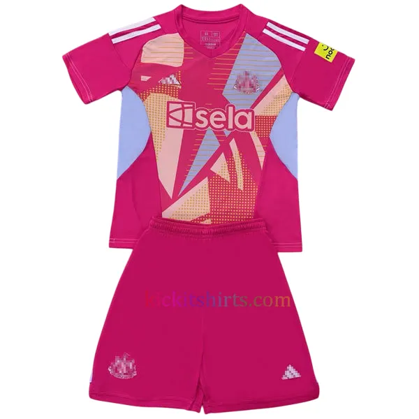 Newcastle United Goalkeeper Kit Kids 2024/25 Pink- Cheap