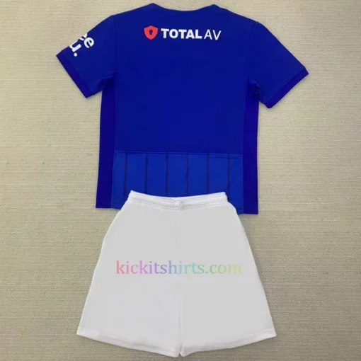 Back view of the Portsmouth Home Kit Kids 2024/25