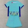 Back view: Reverse of the Portsmouth Third Kit Kids 2024/25