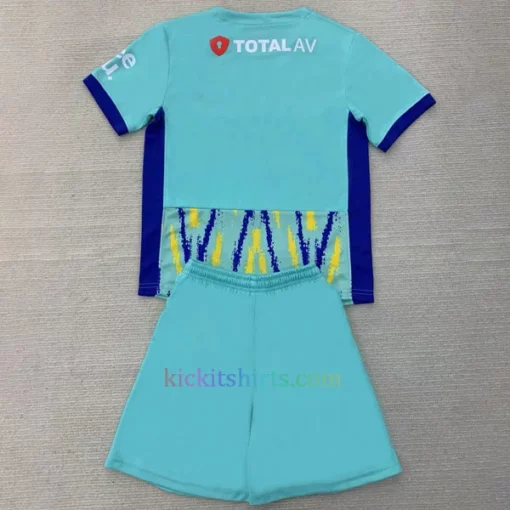 Back view: Reverse of the Portsmouth Third Kit Kids 2024/25