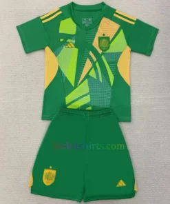 Spain Goalkeeper Kit Kids 2024 Green