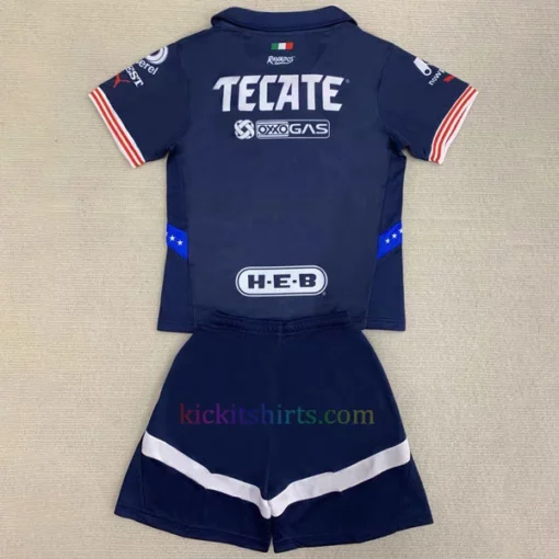Monterrey Leagues Cup Home Kit Kids 202425 Back