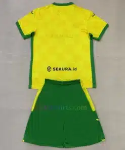 Norwich City Home Kit Kids 2024/25
