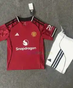 Manchester United Home Kit Kids 2025/26